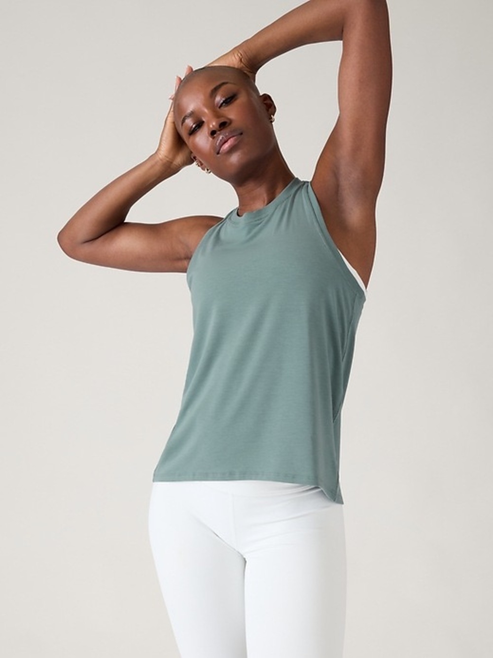 Athleta Cloudlight Muscle Tank in Sage Green Size Medium